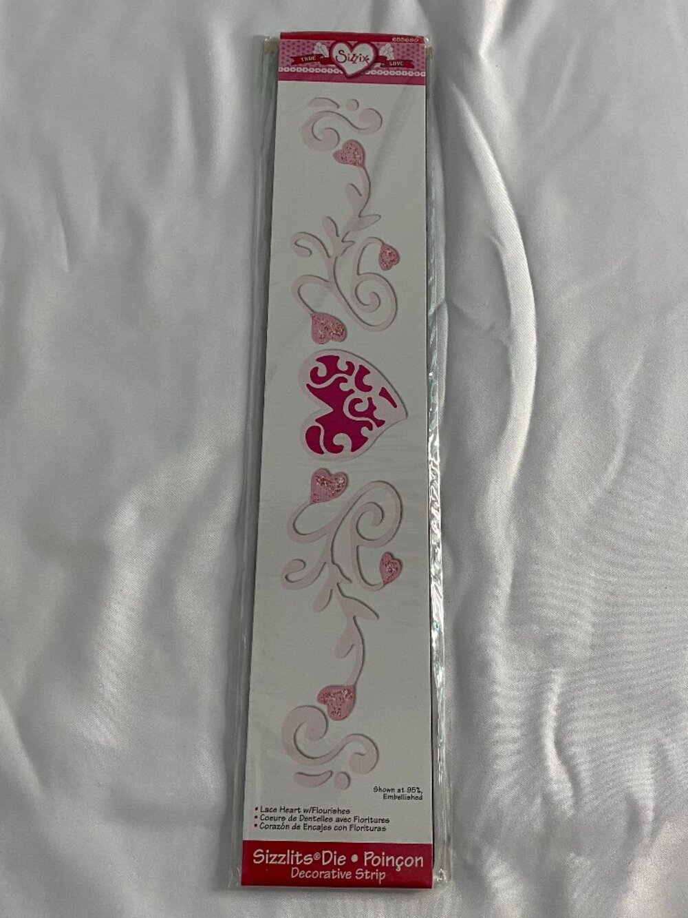 Sizzix Sizzlits Lace Heart & Flourishes Decorative Strip Die